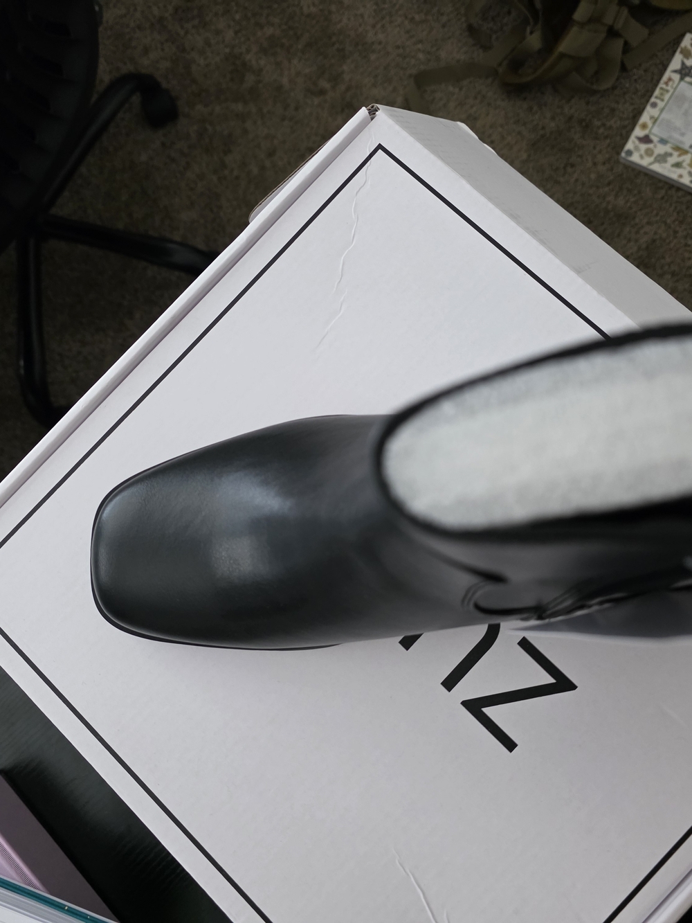 Square Toe Heeled Boot